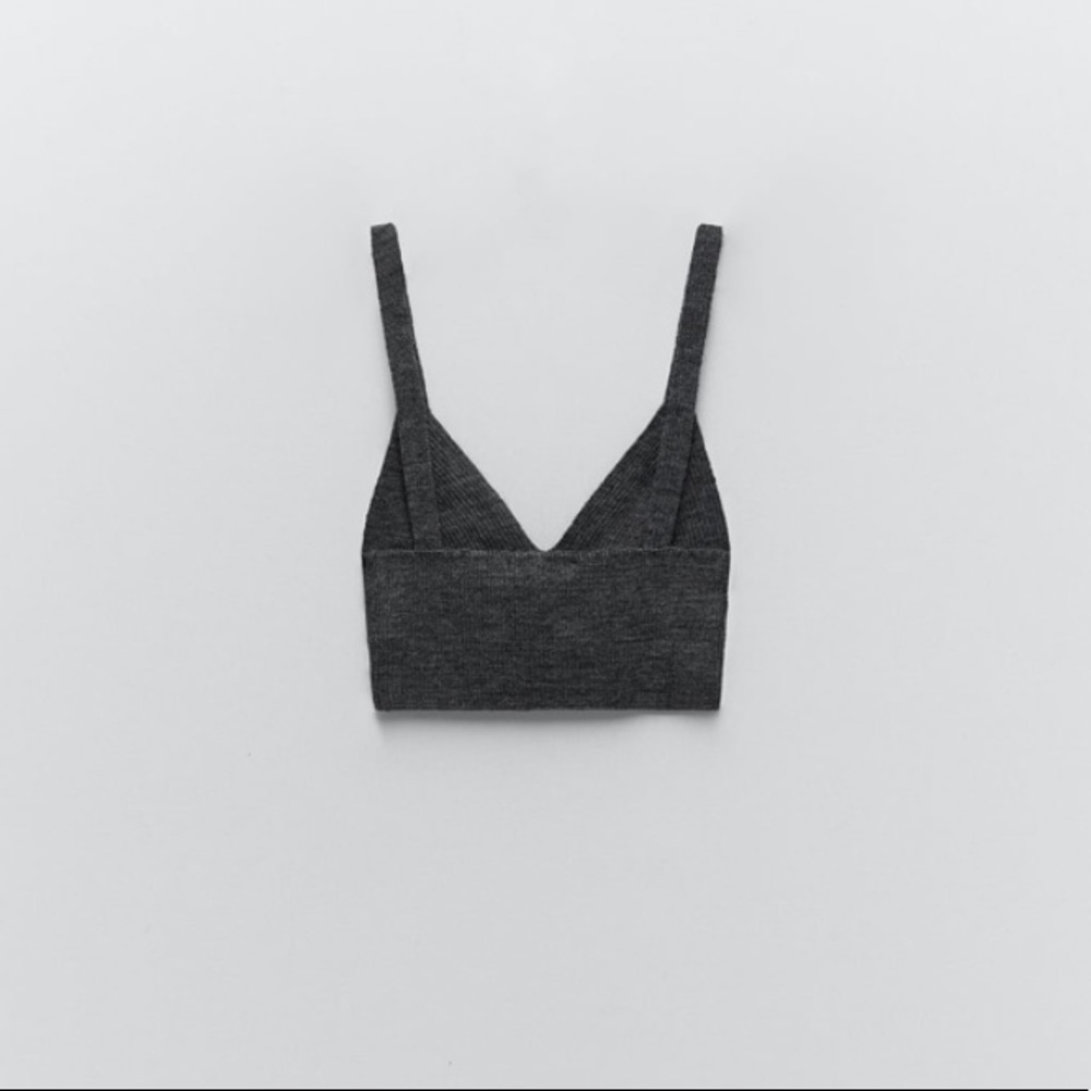 𝗡𝗪𝗧 𝗭𝗮𝗿𝗮 • Wool Blend Ribbed Top - Picture 12 of 13